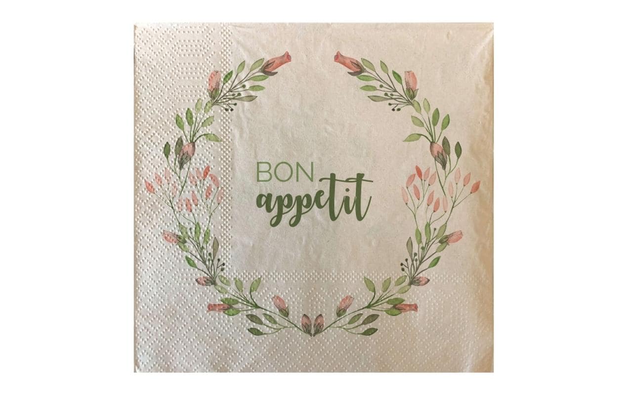 ChicMic Napkin - Bon appetit spring 33 x 33 cm, bamboo pulp