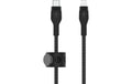 Belkin BoostCharge ProFlex USB-C-Lightn 3m Silikon schwarz bis 15W