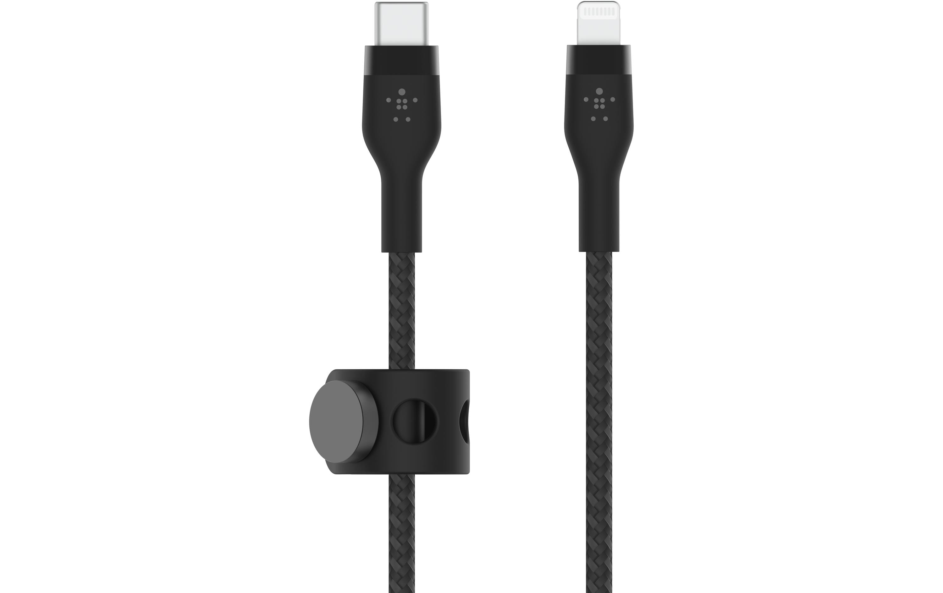Belkin BoostCharge ProFlex USB-C-Lightn 3m Silikon schwarz bis 15W