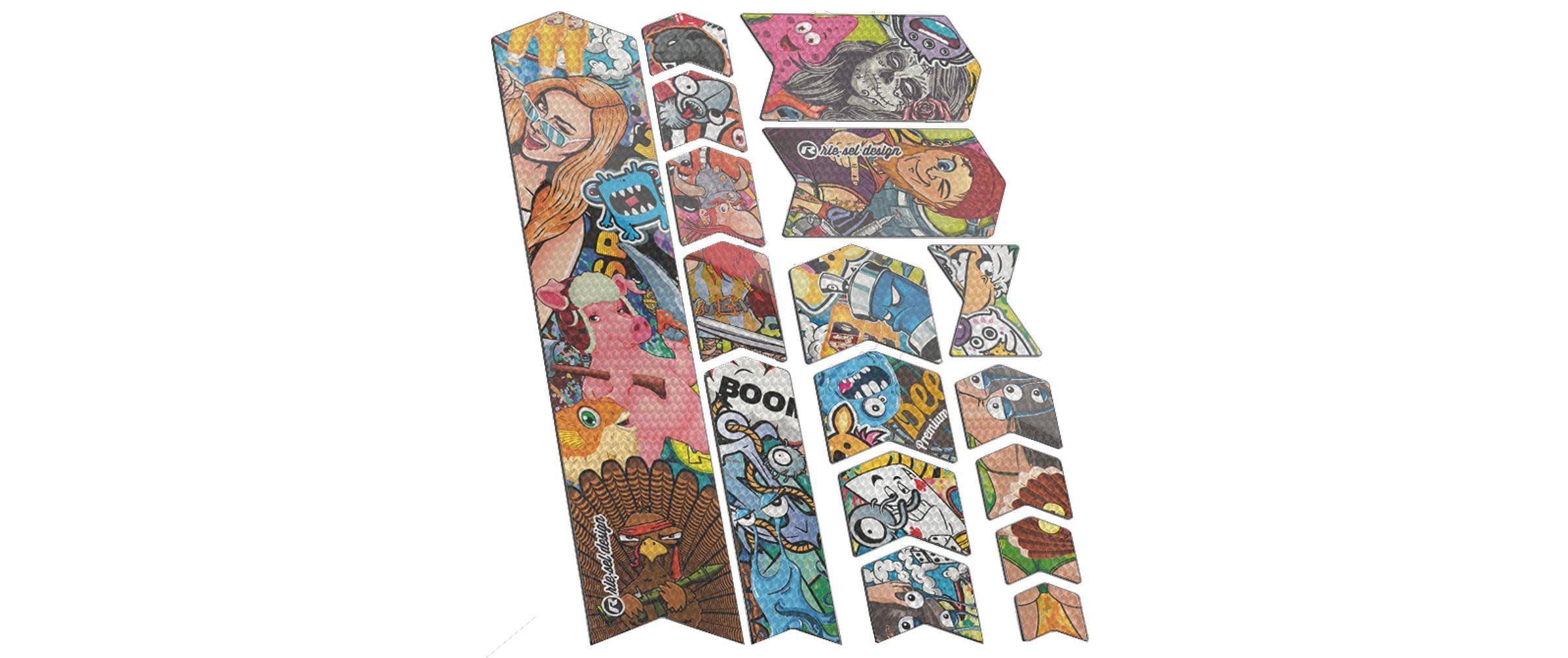 Riesel Design Rahmenschutz Frame Tape 3000, Stickerbomb