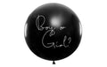 Partydeco Ballon Gender reveal Junge D: 1 m, 1 Stück, blau gefüllt