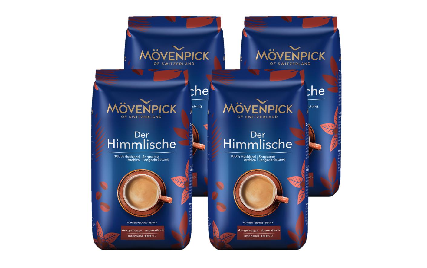 Mövenpick Kaffeebohnen der Himmlische 4x1kg