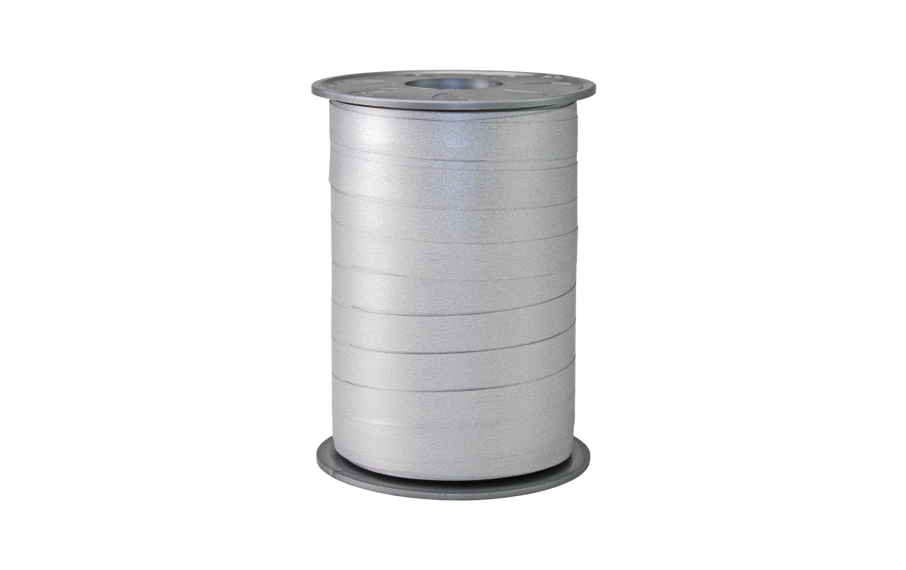 Pattberg Geschenkband Opak Matt Grösse 1 cm x 200 m: Farbe: Silber