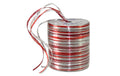 Pattberg Geschenkband Raffia Pearl Grösse: 50 m, Farbe: Rot/Weiss