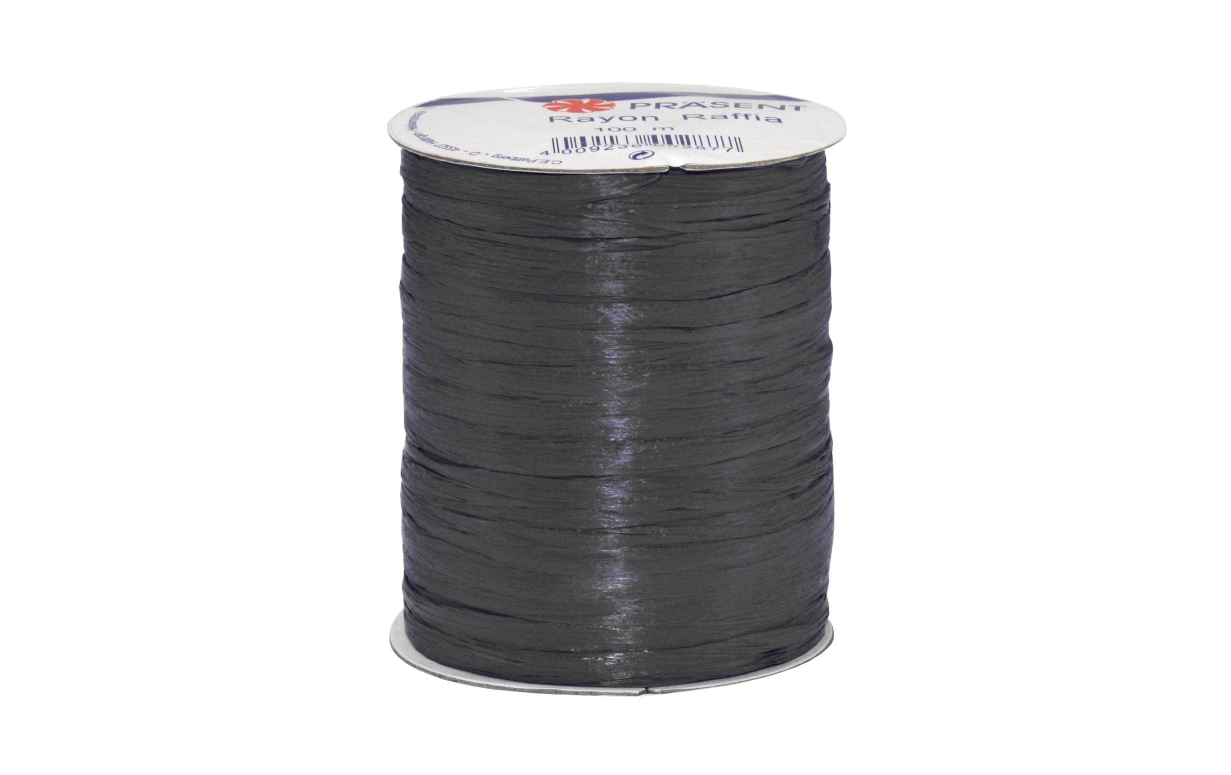 Pattberg Geschenkband Raffia Rayon Grösse: 100 m Farbe: Schwarz