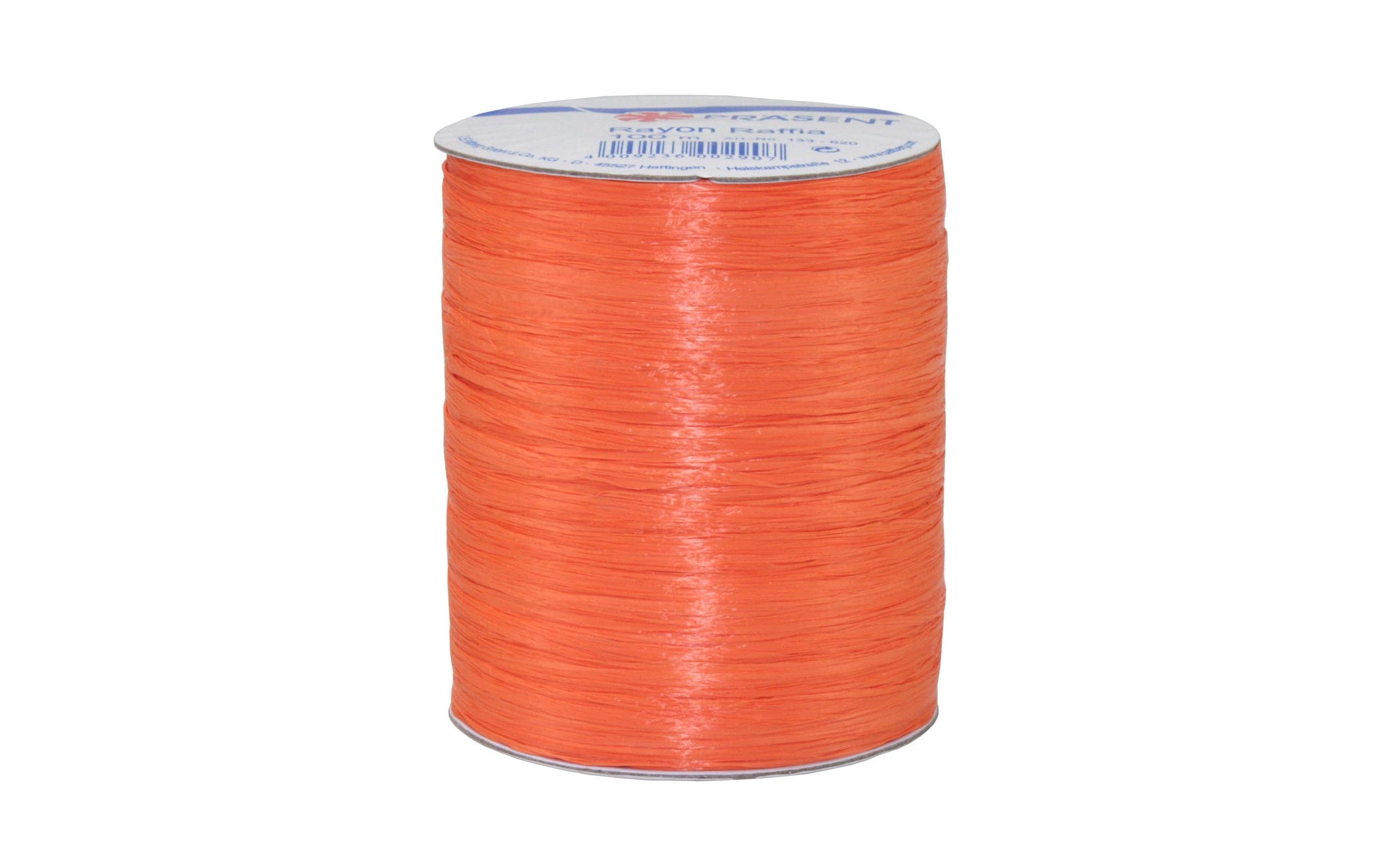 Pattberg Geschenkband Raffia Rayon Grösse: 100 m Farbe: Tangerine