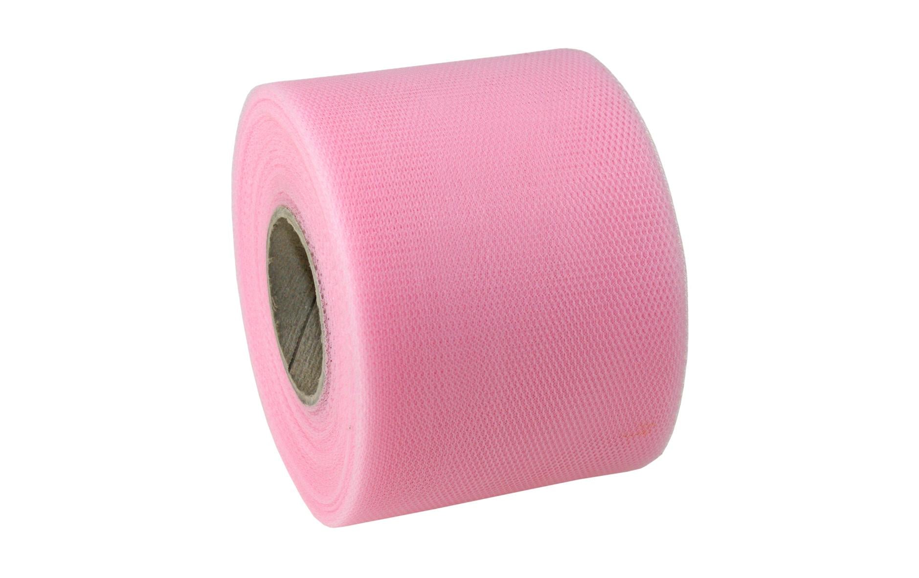 Pattberg Geschenkband Verona Tüll Grösse: 7.2 cm x 50 m Farbe: Hellrosa