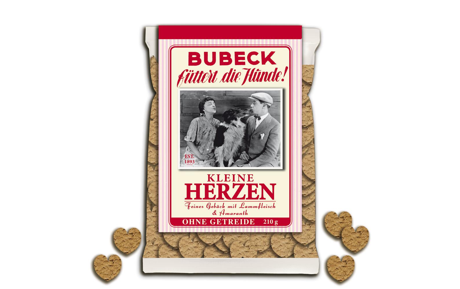 Bubeck Snack Kl. Herzen getreidefrei, 210g