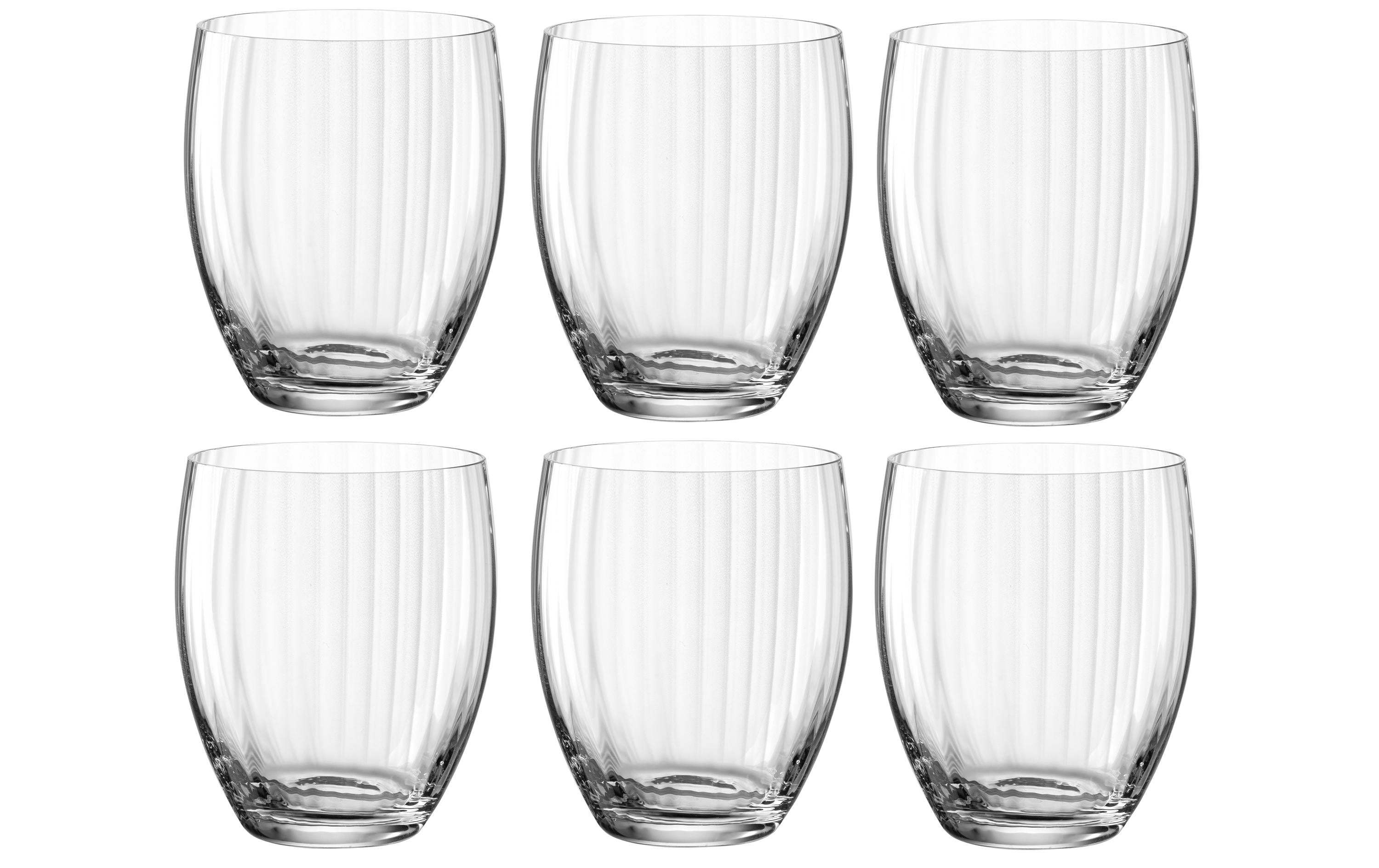 Leonardo Whiskeyglas Poesia 380ml 6 Stk., 8x10cm, klar, Nutzinhalt 200ml