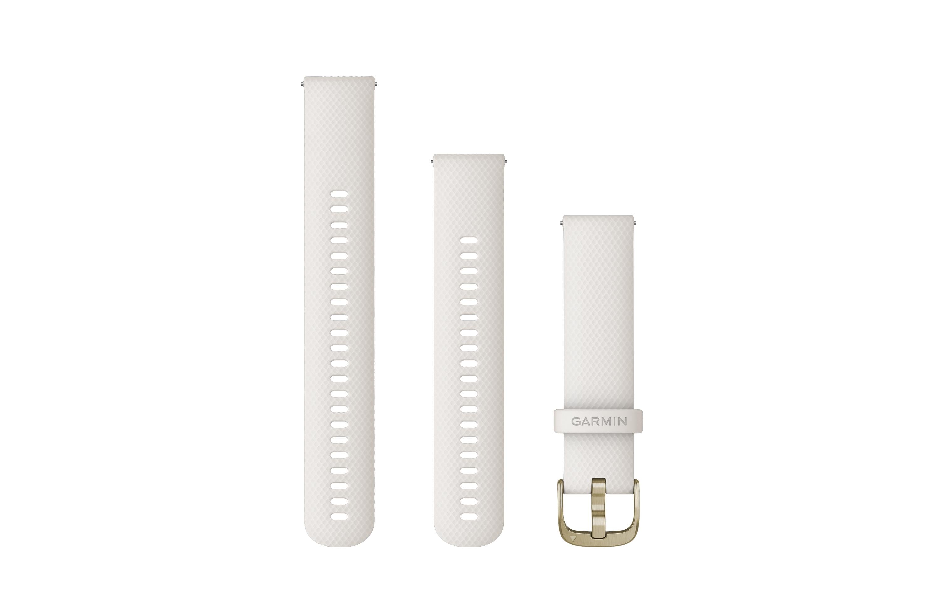 Garmin Armband zu Venu 2 Plus, 20mm 20mm Band, white/cream gold