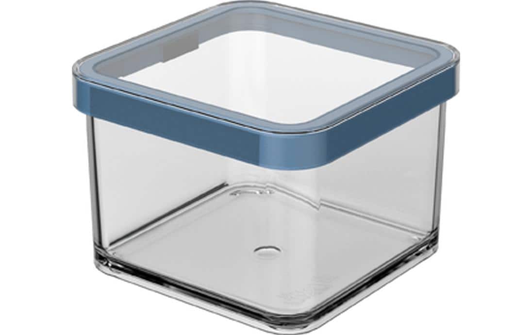 Rotho Premium Dose quadr. 0.5 l LOFT 10 x 10 x 7,2 Horizon Blue