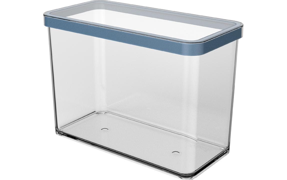 Rotho Premium Dose rechteckig 2.1 l  LOFT 20 x 10 x 14,2 Horizon Blue