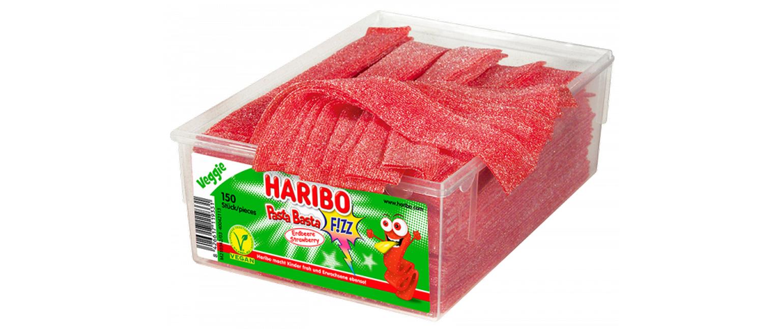Haribo Pasta Basta Erdbeer Sauer Dose 150 Stück