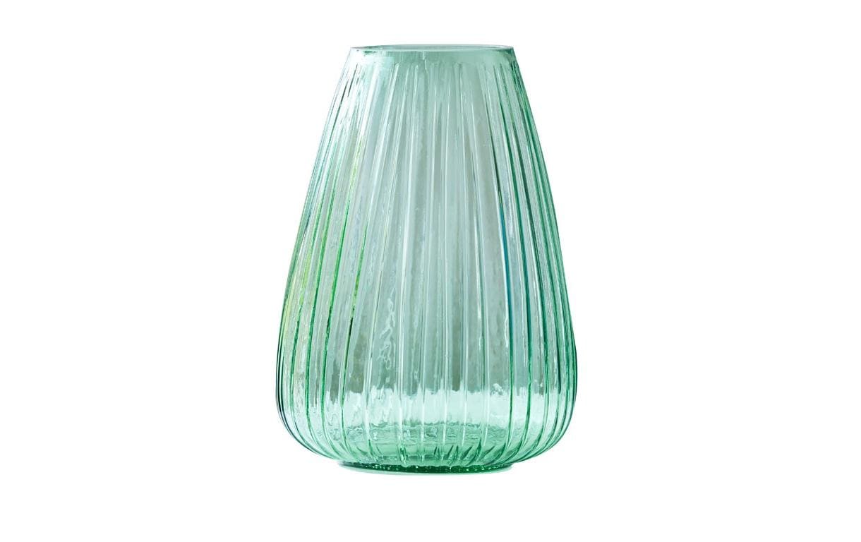 Bitz Vase Kusintha Green 22cm 1 Stück, aus Glas, H: 22cm