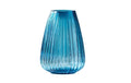 Bitz Vase Kusintha Blue 22cm 1 Stück, aus Glas, H: 22cm