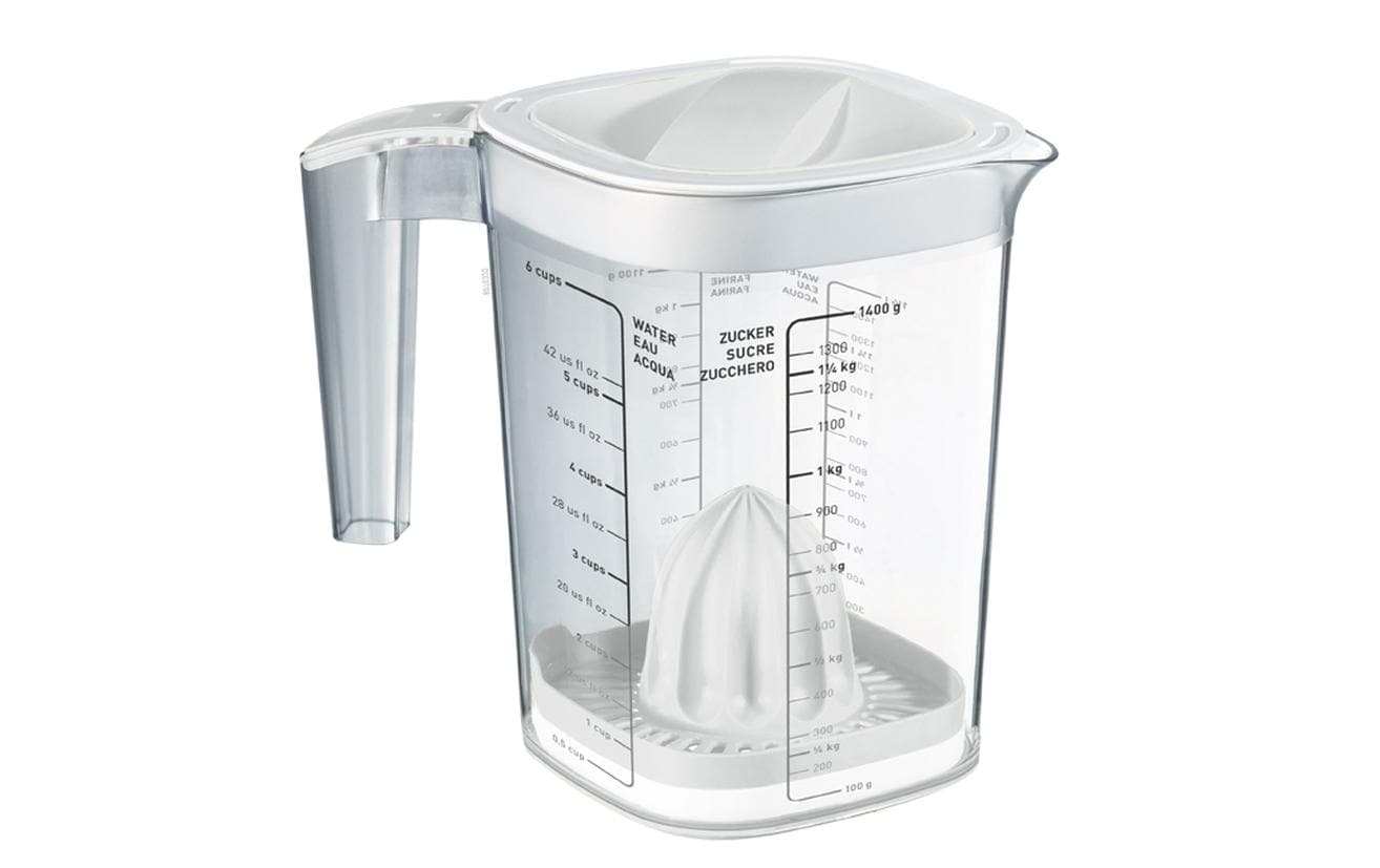 Rotho Back Messbecher 1,5 l LOFT weiss 19,7 x 14 x 17,5