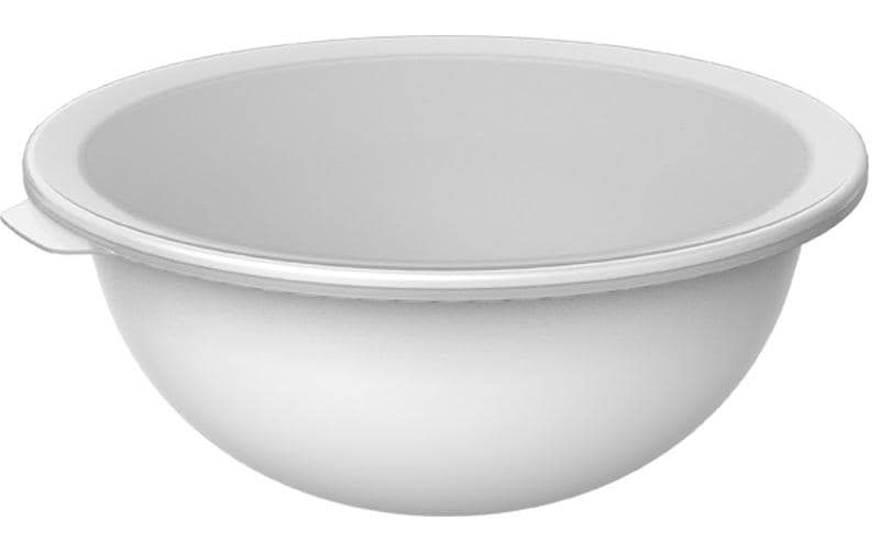 Schüssel 4.8 l mit Deckel CARUBA weiss 32,2 x 30,5 x 13,3