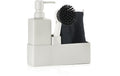 Zone Spültrogbutler 4er Set Warm Grey Hellgrau, Grösse 19x20.5x6cm