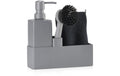 Zone Spültrogbutler 4er Set Grey Grau, Grösse 19x20.5x6cm