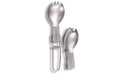 Optimus Titanium faltbarer Spork Red/Gray