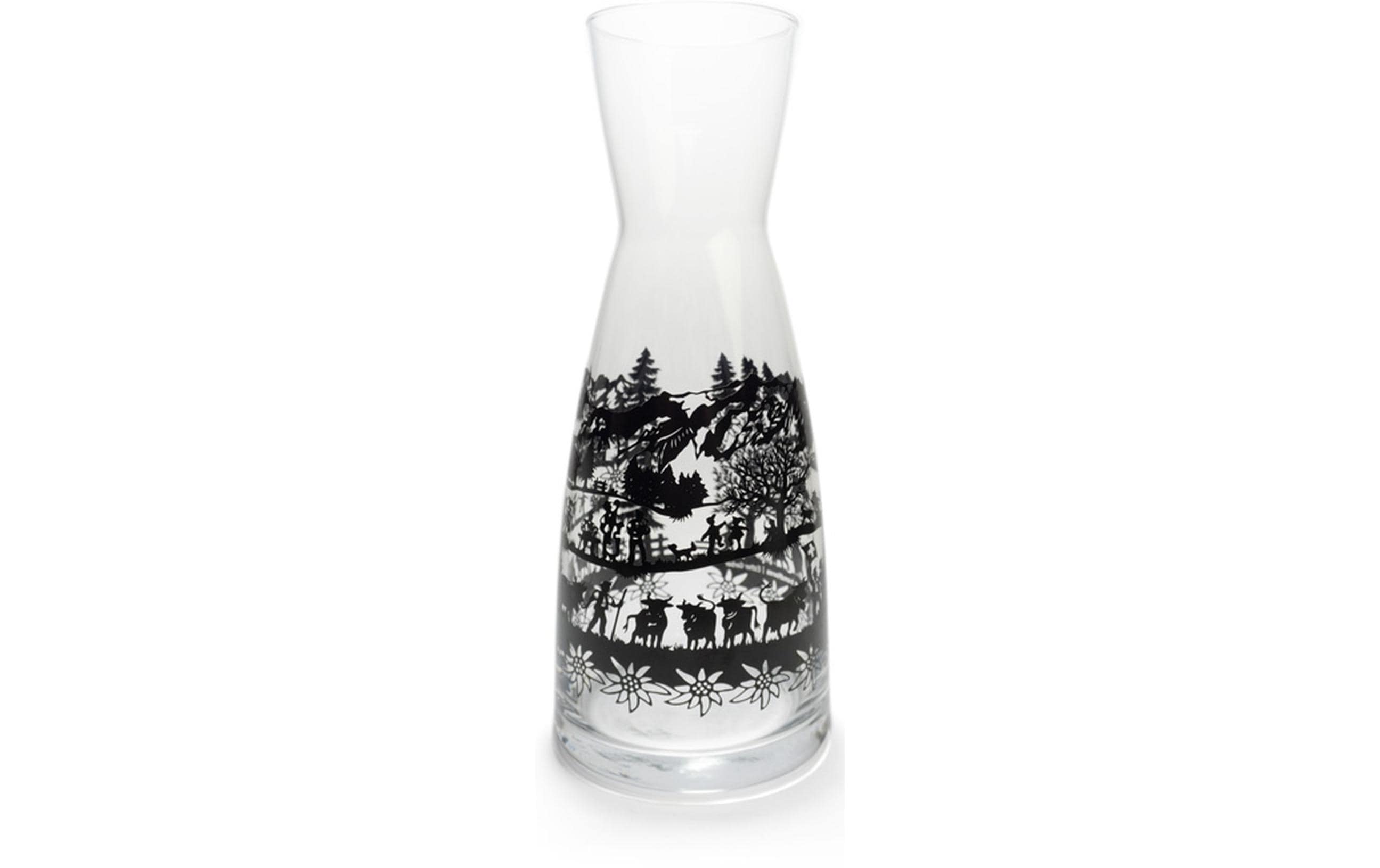 Trendform Glaskaraffe 1L Swiss Tradition Glas, H: 25.5cm D: 10.4cm
