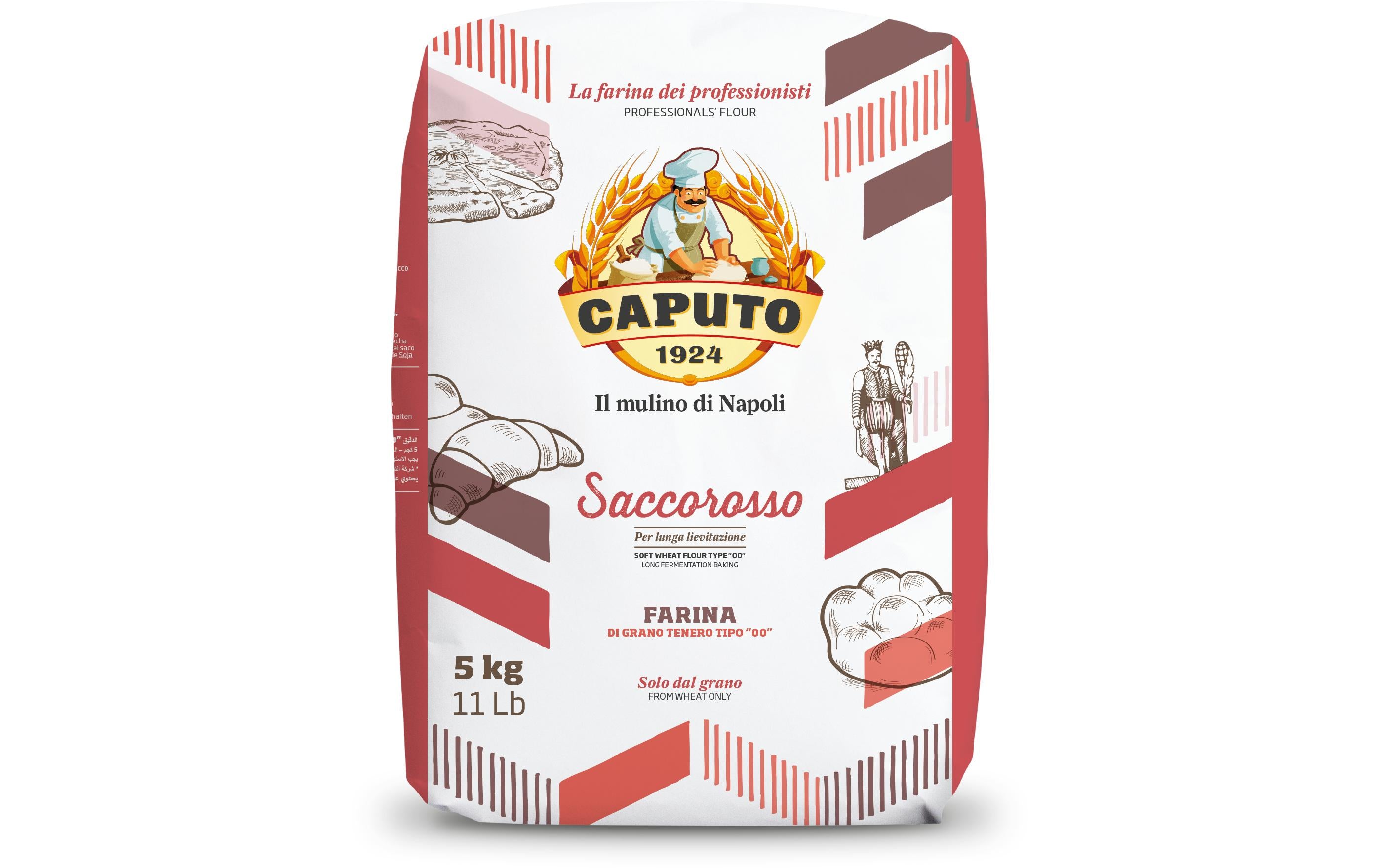 Pizzamehl Cuoco Caputo rot 5 kg 5 kg