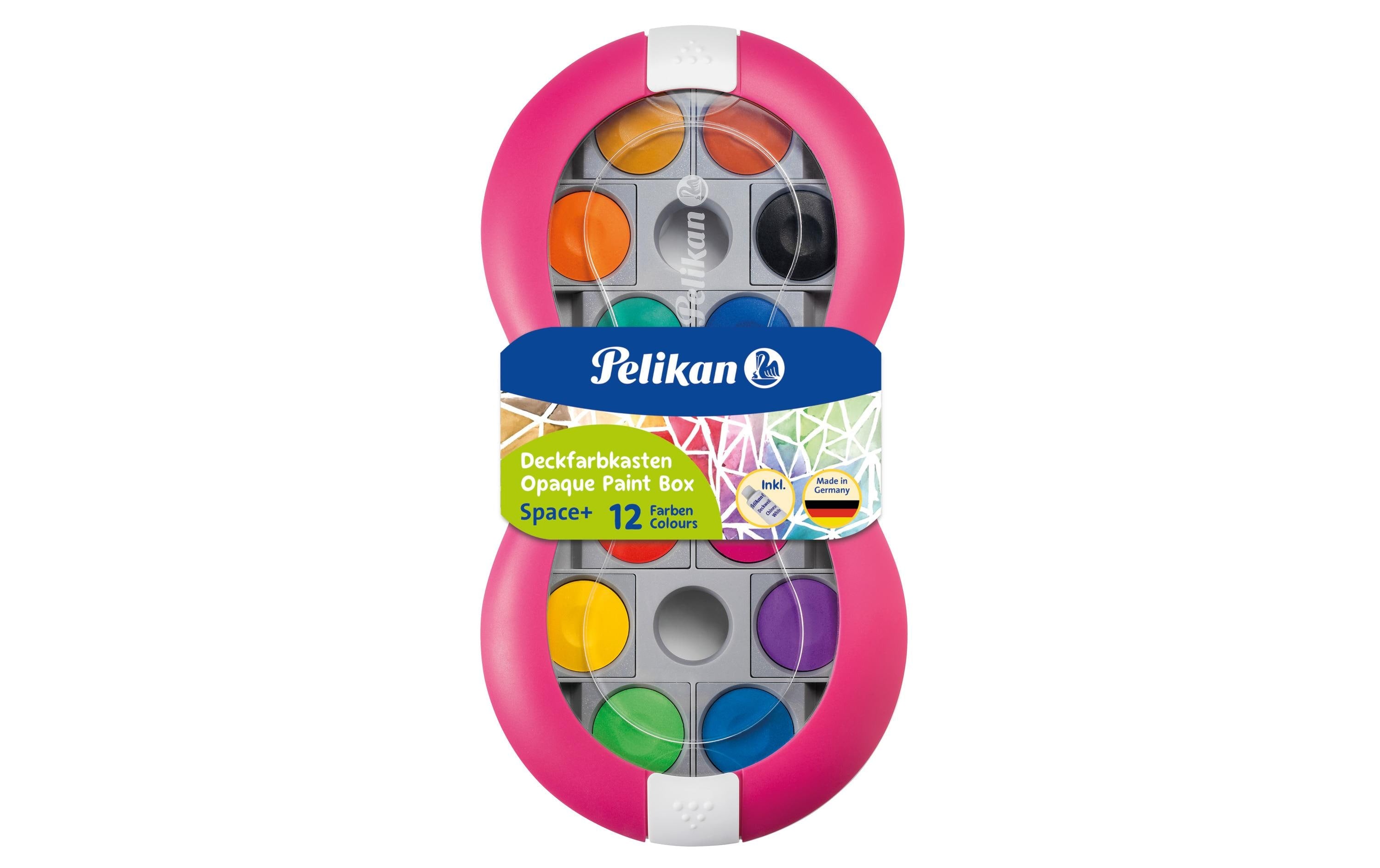 Pelikan Deckfarbkasten Space+ Magenta 12 Farben