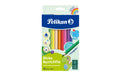 Pelikan Buntstifte dreickig dick, 12 Farben