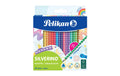 Pelikan Buntstifte dreieckig Silverino dünn, 24 Farben