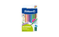 Pelikan Buntstifte triangular Silverino dick, 12 Farben