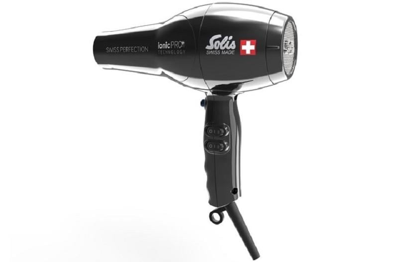 Solis Haartrockner Swiss Perfection 360º schwarz, 360º ionicPRO, Typ 440