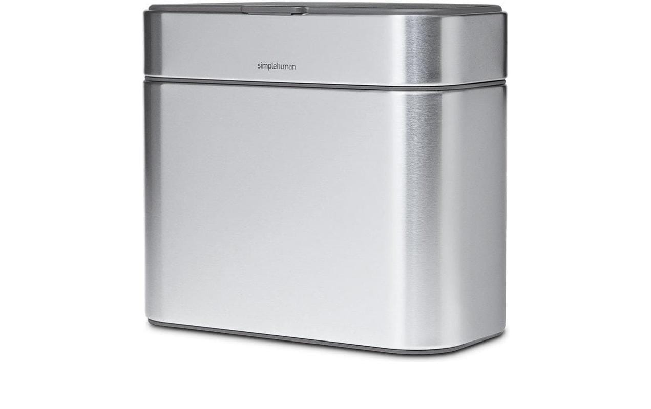 Simplehuman Kompost-Caddy 4l Gebürsteter Edelstahl, Müllbeutelcode Z
