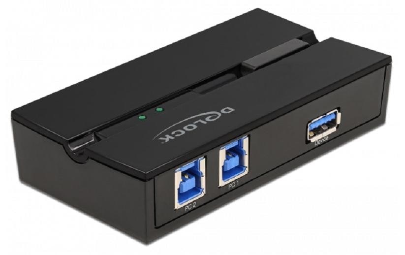 Delock 11495 USB3.0 Switch für 2 PC 2 PC's an 1 Gerät anschliessen