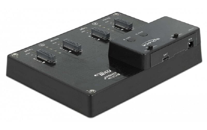 Delock NVME M.2 Dockingstation 64124 mit Klon Funktion, USB3.2 Gen2 10Gbps