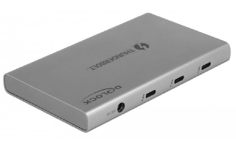 Delock 64157 Externes Gehäuse Thunderbolt SuperSpeed USB 10 Gbps Typ-A Port - 8K