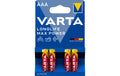 VARTA Longlife Max Power AAA, 1.5V, 4Stk vergl. Typ LR03, MICRO, AM4, KA3, AAA
