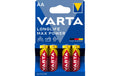 VARTA Longlife Max Power AA, 1.5V, 4Stk vergl. Typ LR06, MIGNON, AM3, AA