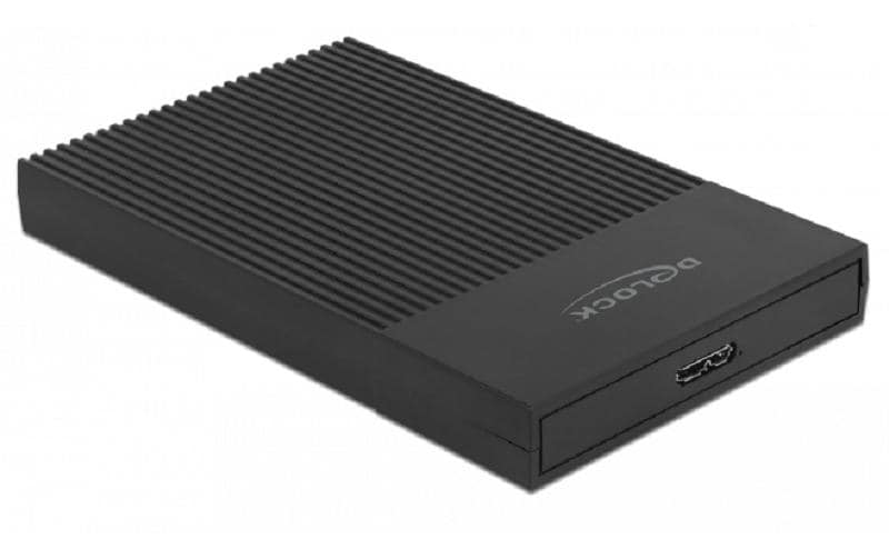 Delock 42011 2.5 Externes Gehäuse SATA HDD 2.5" SATA Festplatte oder SSD
