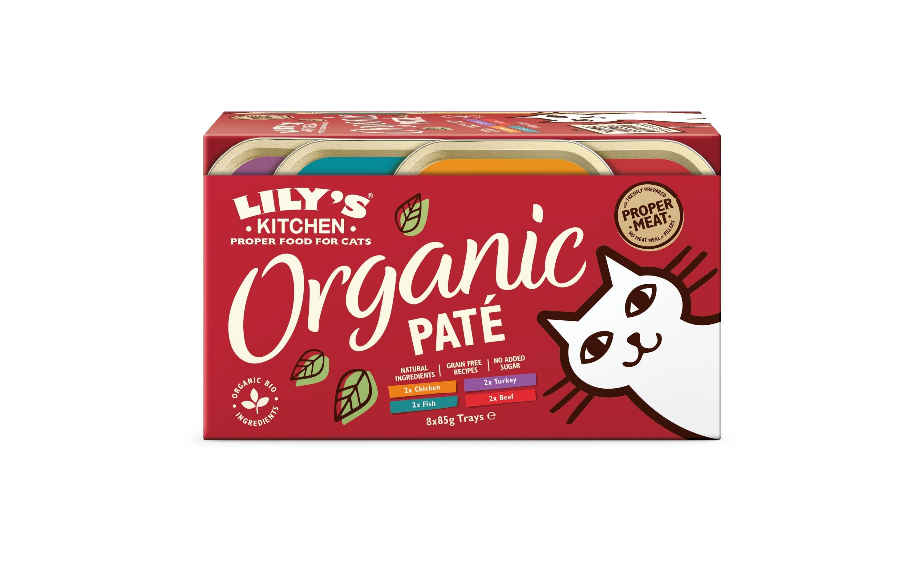 Lilys Kitchen Multipack Organic Paté 8 x 85 g