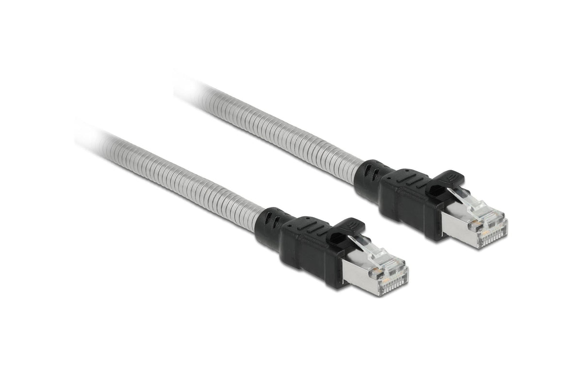 Delock Netzwerkkabel RJ45 Cat.6A U/FTP mit Metallmantel, 3m