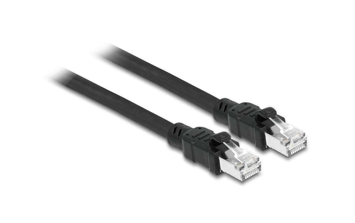 Delock Netzwerkkabel RJ45 Cat.6A F/UTP mit innerem Metallmantel, 0.5m