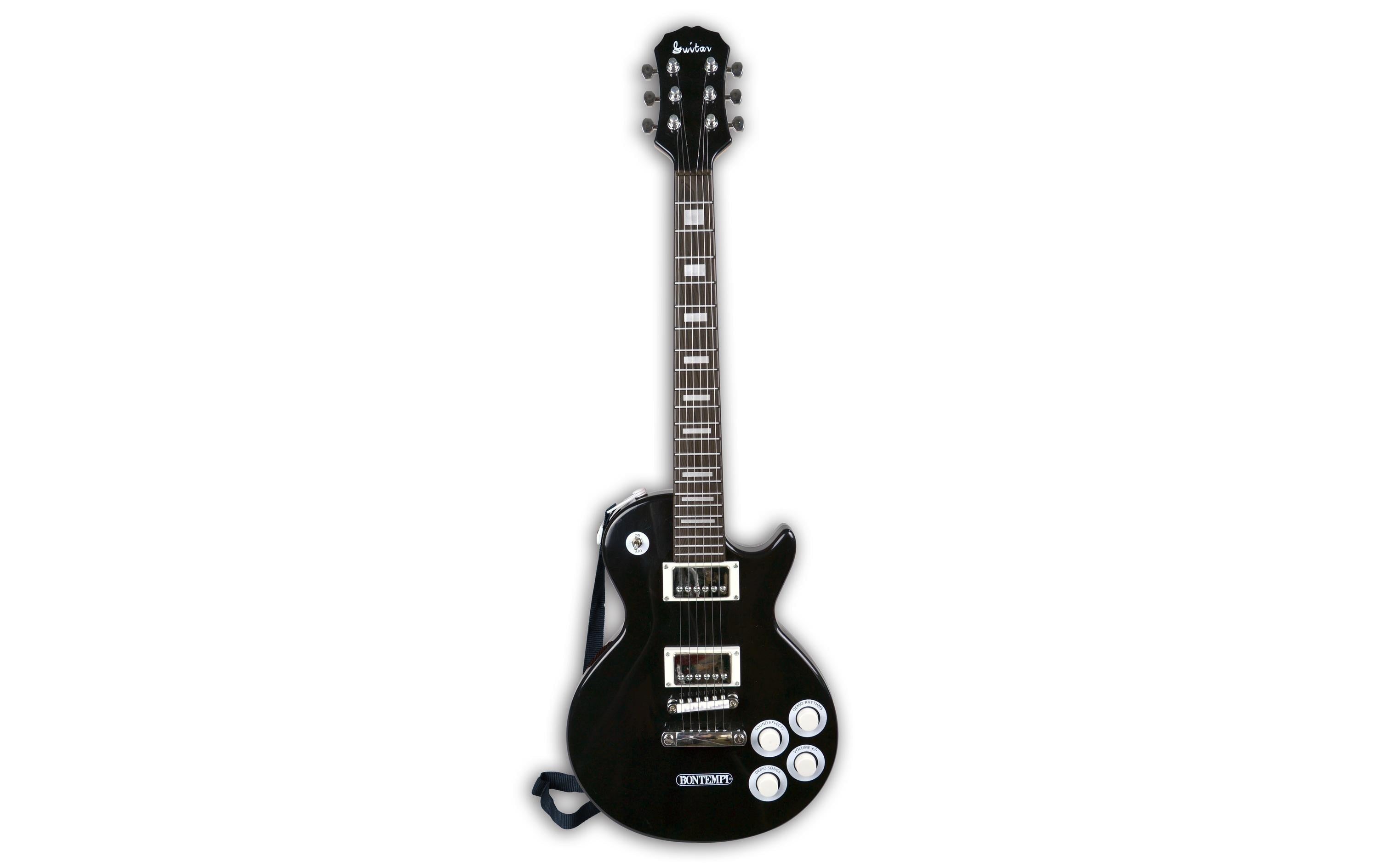 Bontempi Elektronische Rockgitarre schwarz ab 5 J.