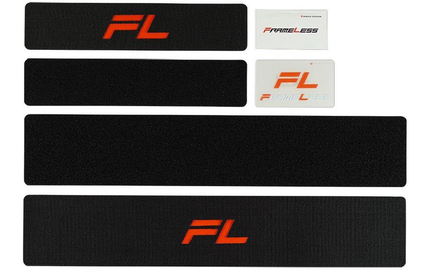 FRAMELESS Rahmenloser Nummernhalter Set für 1 Fahrzeug