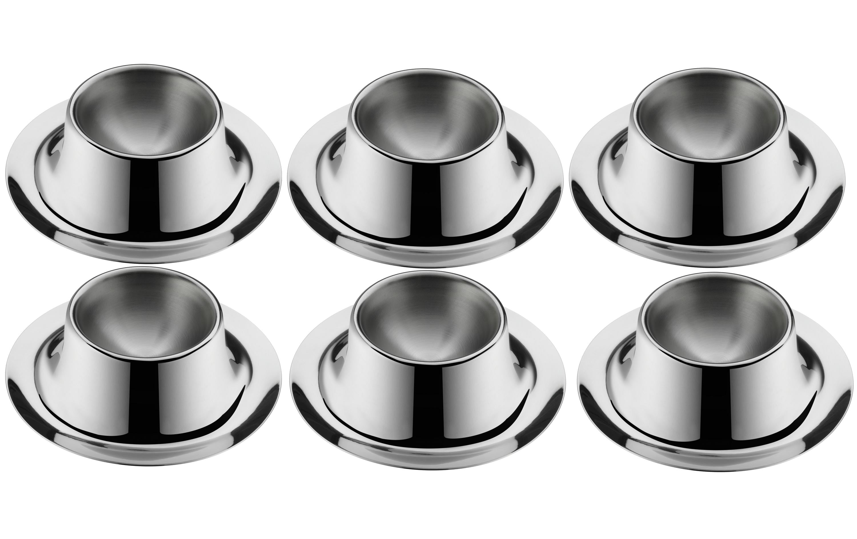 WMF Eierbecher 6er Set Cromargan® Edelstahl Rostfrei 18/10