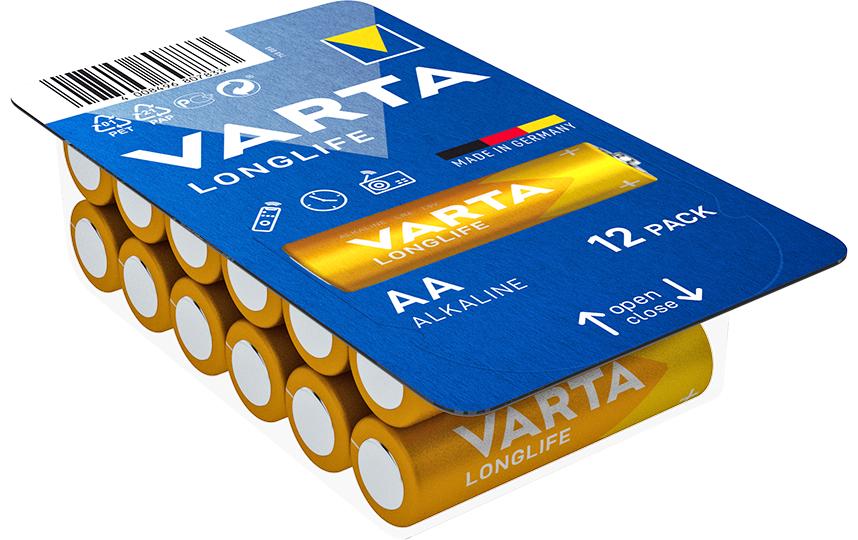 VARTA Longlife AA, 1.5V, 12Stk