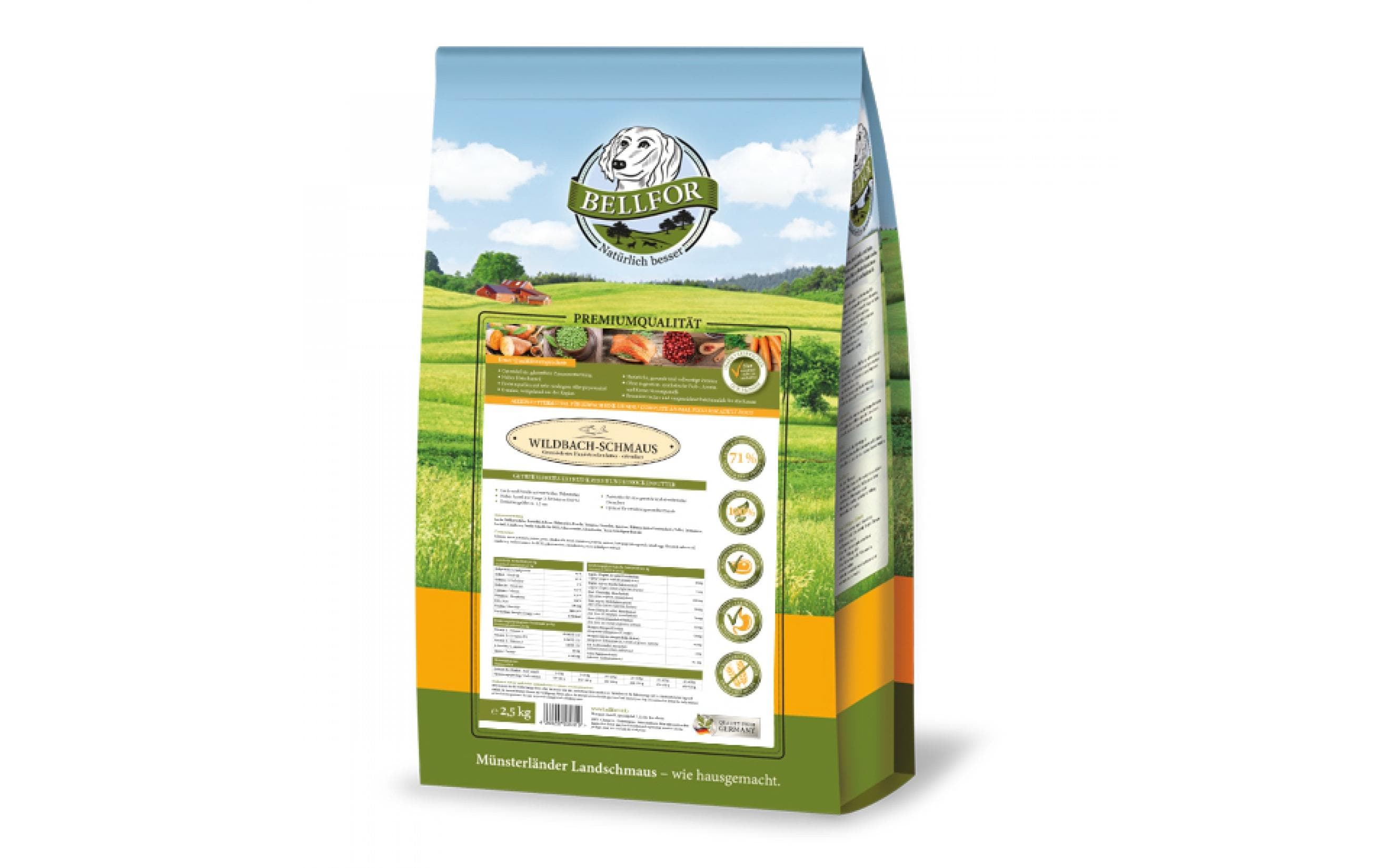 Bellfor Wildbach-Schmaus Wildlachs&Bachforelle, 2.5kg