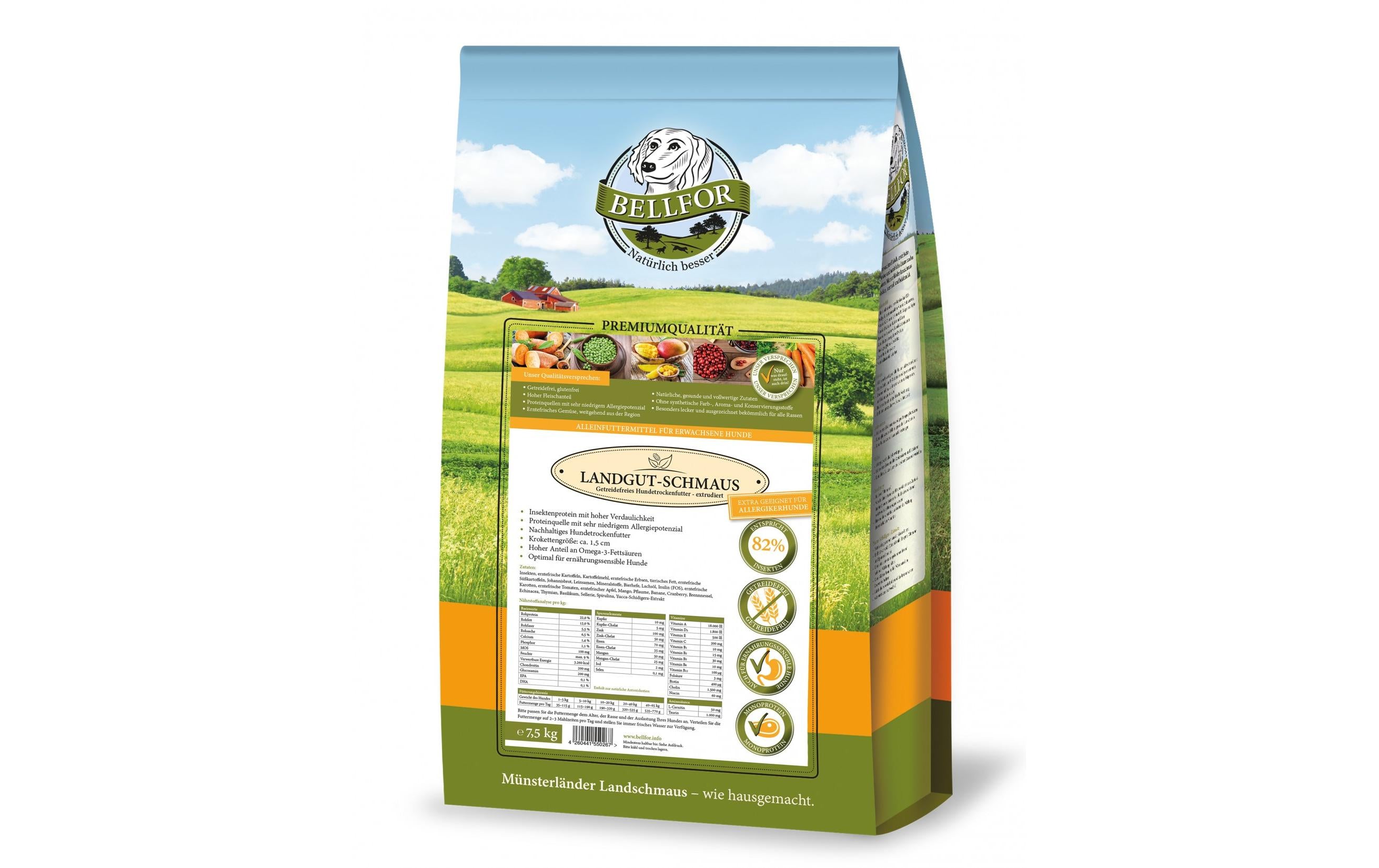 Bellfor Landgut-Schmaus Insekten, hypoallergen 7.5kg