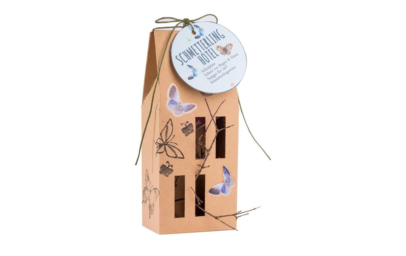 Wunderle Schmetterlingshotel 10x24x6, diverse Inhalte