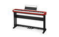CASIO CDP-S160 Set Rot Compact Digital Piano, inkl. Ständer
