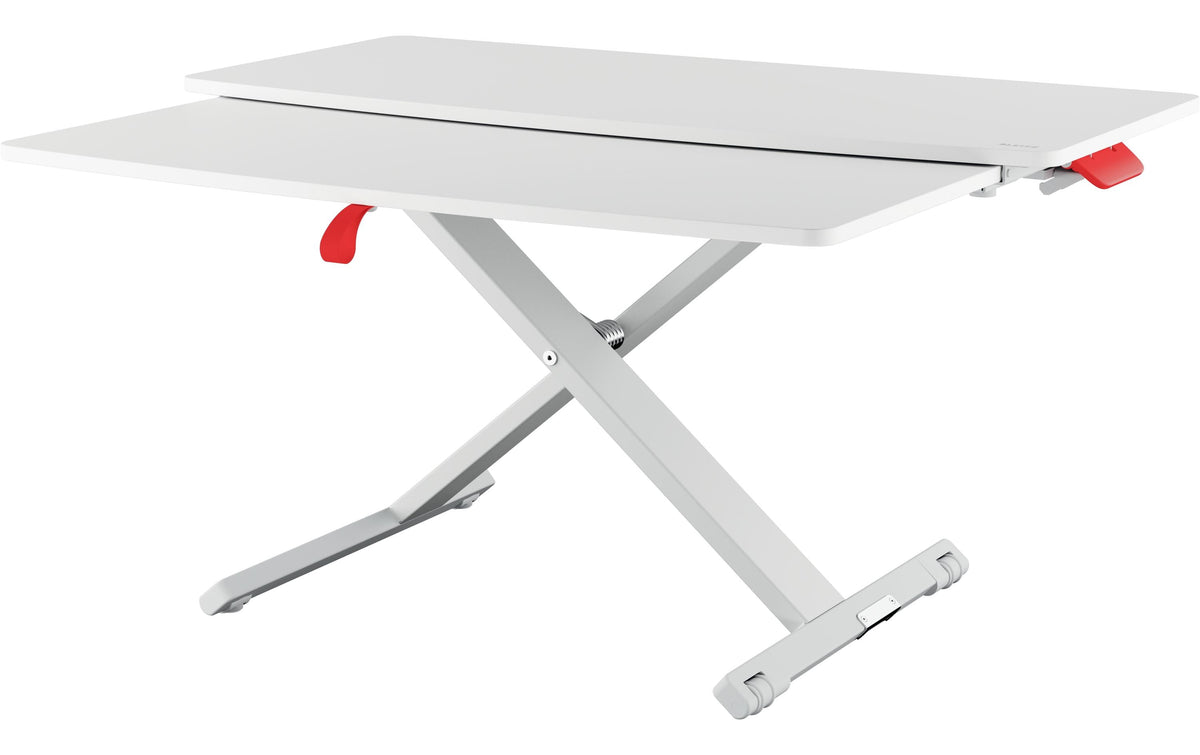Leitz Schreibtisch-Aufsatz Ergo Cosy mit ausziehbarer Tastaturablage
